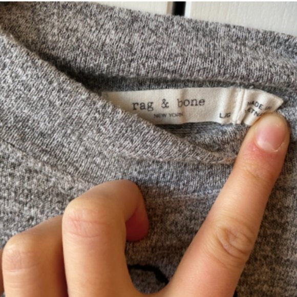 rag + bone embroidered mockneck - Picture 4 of 4